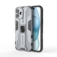 For iPhone 16 Plus Supersonic PC + TPU Holder Phone Case(Grey) - iPhone 16 Plus Cases by PMC TechLife | Online Shopping South Africa | PMC TechLife | Buy Now Pay Later Mobicred
