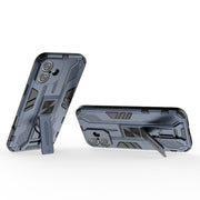 For iPhone 16 Plus Supersonic PC + TPU Holder Phone Case(Blue)