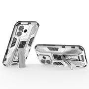 For iPhone 16 Supersonic PC + TPU Holder Phone Case(White)