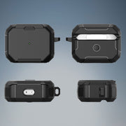 For AirPods Pro 2 Phone Holder Design Earbuds Box Protective Case(Orange)