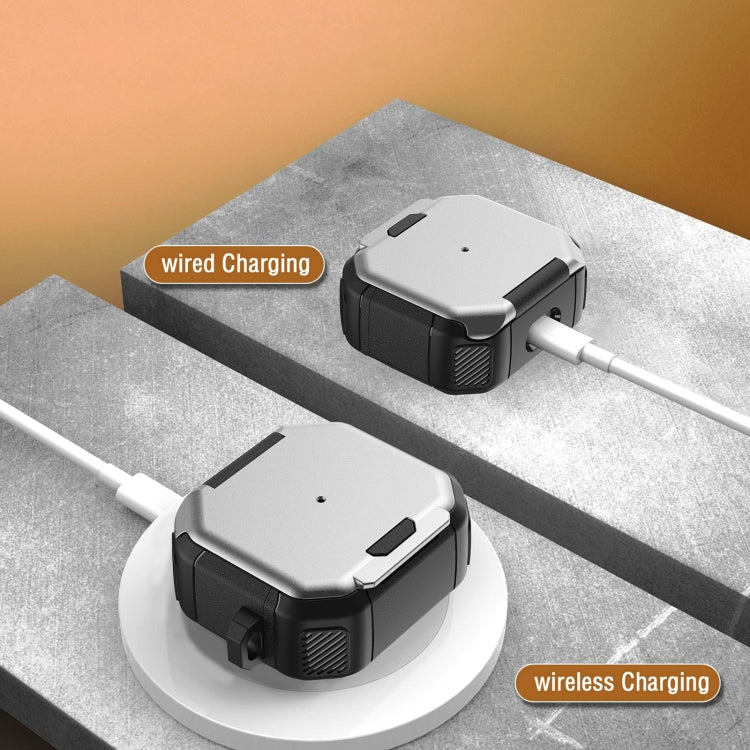 For AirPods Pro Phone Holder Design Earbuds Box Protective Case(Fruit Green) - For AirPods Pro by PMC Jewellery | Online Shopping South Africa | PMC Jewellery | Buy Now Pay Later Mobicred