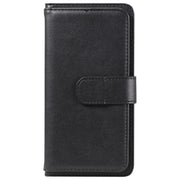 For Samsung Galaxy S25 Ultra 5G Multi-Function Wallet 10 Card Slots Leather Phone Case(Black)