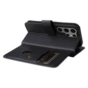 For Samsung Galaxy S25 Ultra 5G Multi-Function Wallet 10 Card Slots Leather Phone Case(Black)