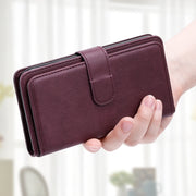 For Samsung Galaxy S25 / S24 5G Multi-Function Wallet 10 Card Slots Leather Phone Case(Claret)