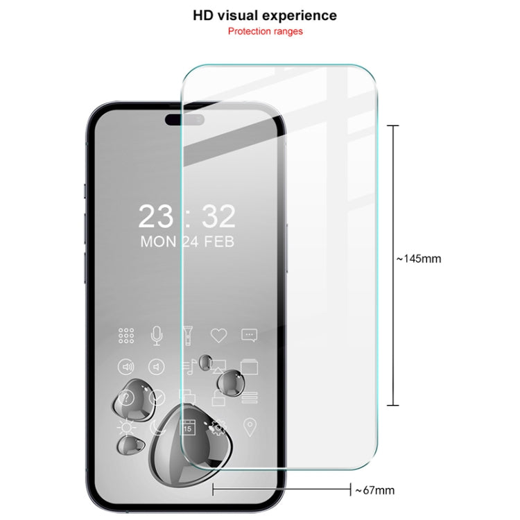 For iPhone 16 Pro imak H Series Full Screen Tempered Glass Film - free shipping - PMC TechLife - Order now!