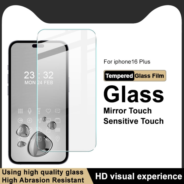 For iPhone 16 Plus imak H Series Full Screen Tempered Glass Film