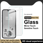 For iPhone 16 imak H Series Full Screen Tempered Glass Film