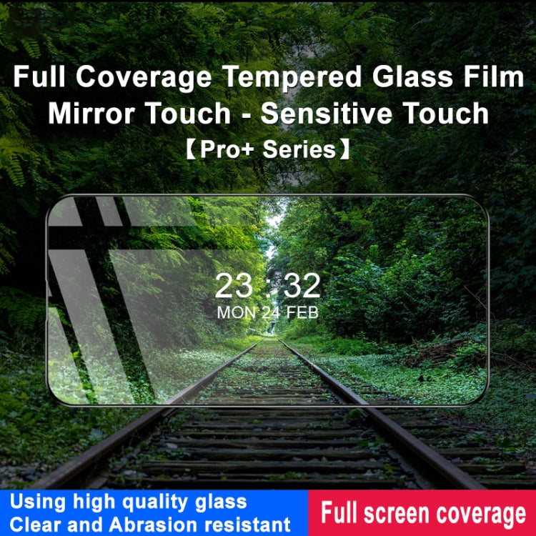For iPhone 16 imak 9H Surface Hardness Full Screen Tempered Glass Film Pro+ Series