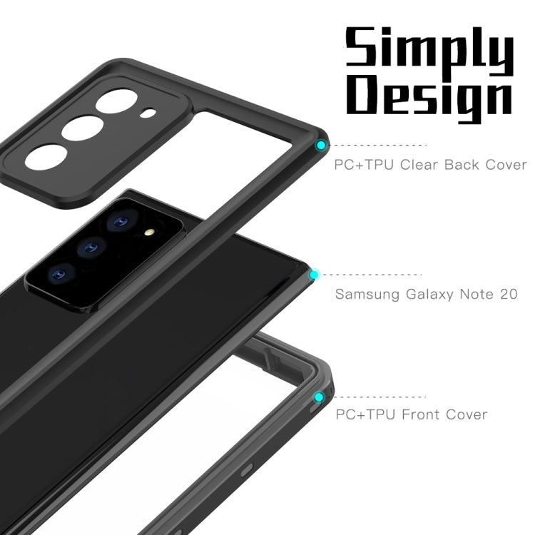 For Samsung Galaxy Note20 5G RedPepper Shockproof Scratchproof Dust-proof PC + TPU Protective Case(Black) - free shipping - PMc TechLife - Order now!