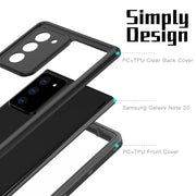For Samsung Galaxy Note20 5G RedPepper Shockproof Scratchproof Dust-proof PC + TPU Protective Case(Black)