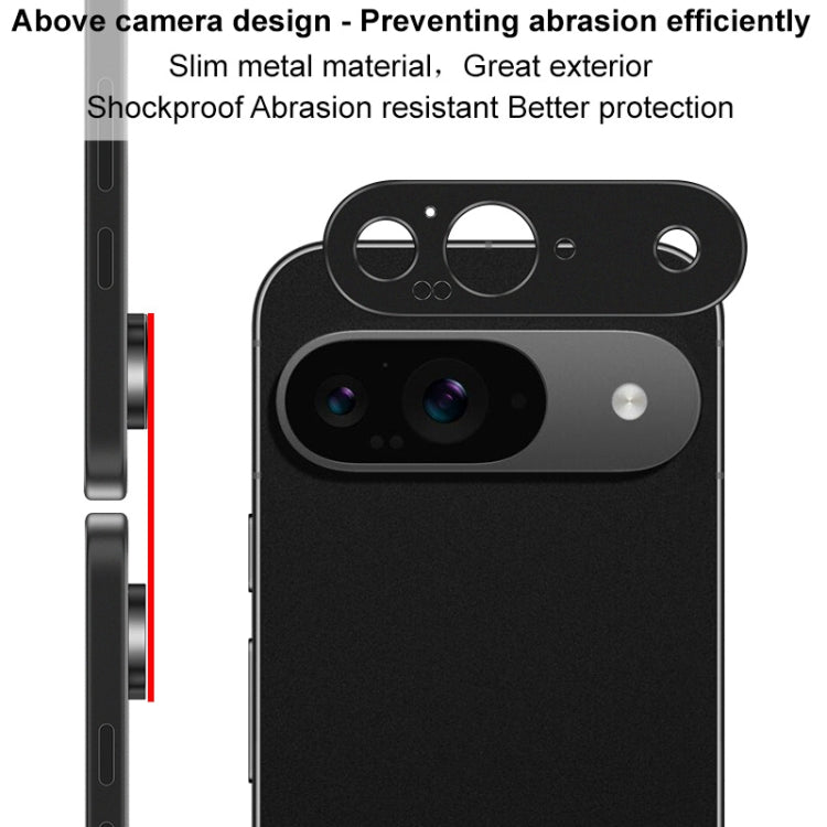 For Google Pixel 9 IMAK Metal Camera Lens Protector Cover