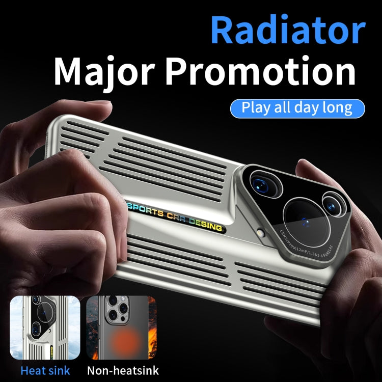 For Huawei Pura 70 Ultra Blade Cooling PC Full Coverage Phone Case(Blue) - Huawei Cases by PMC Jewellery | Online Shopping South Africa | PMC Jewellery | Buy Now Pay Later Mobicred