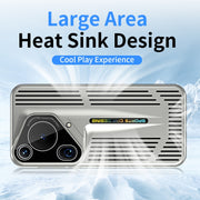 For Huawei Pura 70 Ultra Blade Cooling PC Full Coverage Phone Case(Cyan)