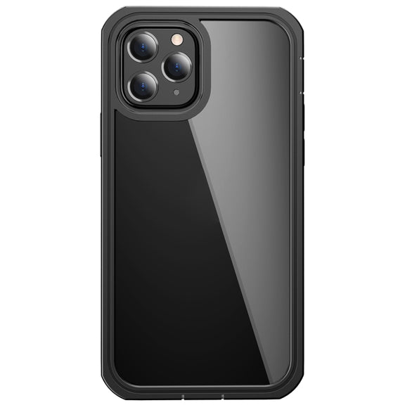 For iPhone 12 / 12 Pro RedPepper Shockproof Dust-proof Life Water-resistant Phone Case(Transparent)