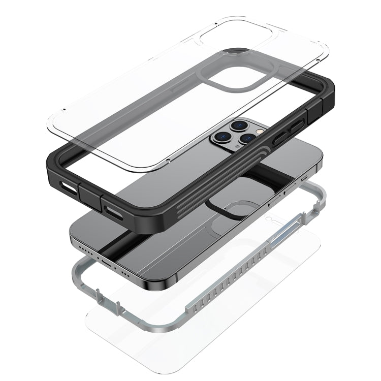 For iPhone 12 / 12 Pro RedPepper Shockproof Dust-proof Life Water-resistant Phone Case(Transparent)