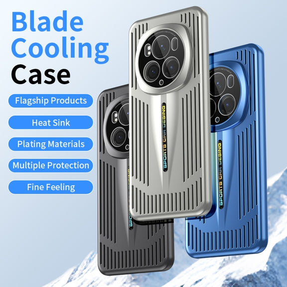 For Honor Magic6 Pro Blade Cooling PC Full Coverage Phone Case(Titanium Silver)