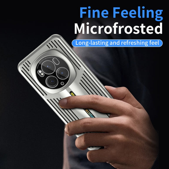 For Honor Magic6 Pro Blade Cooling PC Full Coverage Phone Case(Blue)