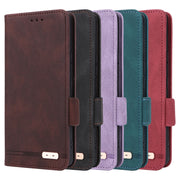 For iPhone 16 Plus Magnetic Clasp Leather Phone Case(Black)