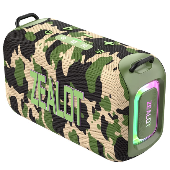Zealot S85 50W Outdoor Water-resistant Portable Bluetooth Speaker(Camouflage)