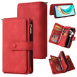 For Honor X6b Skin Feel Multi Card Slots Zipper Wallet Leather Phone Case(Red) - Honor Cases by PMC TechLife | Online Shopping South Africa | PMC TechLife | Buy Now Pay Later Mobicred