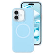 For iPhone 16 Jelly Liquid Silicone MagSafe Magnetic Phone Case(Blue) - iPhone 16 Cases by PMC TechLife | Online Shopping South Africa | PMC TechLife | Buy Now Pay Later Mobicred
