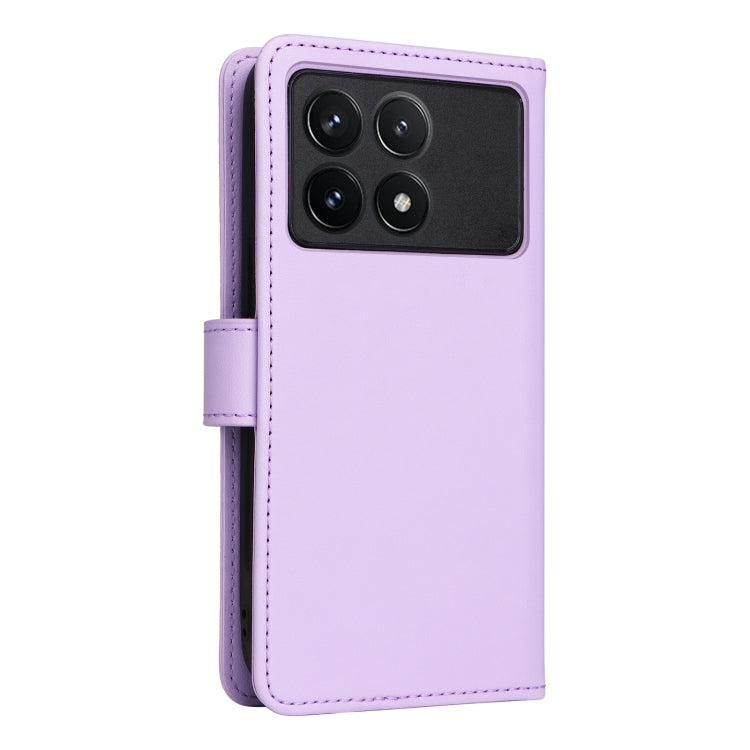 For Redmi K70 / K70 Pro BETOPNICE BN-005 2 in 1 Detachable Imitate Genuine Leather Phone Case(Light Purple) - Xiaomi Cases by BETOPNICE | Online Shopping South Africa | PMC Jewellery | Buy Now Pay Later Mobicred