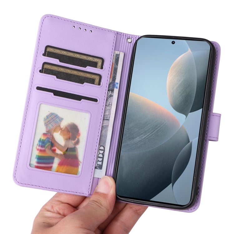 For Redmi K70 / K70 Pro BETOPNICE BN-005 2 in 1 Detachable Imitate Genuine Leather Phone Case(Light Purple)