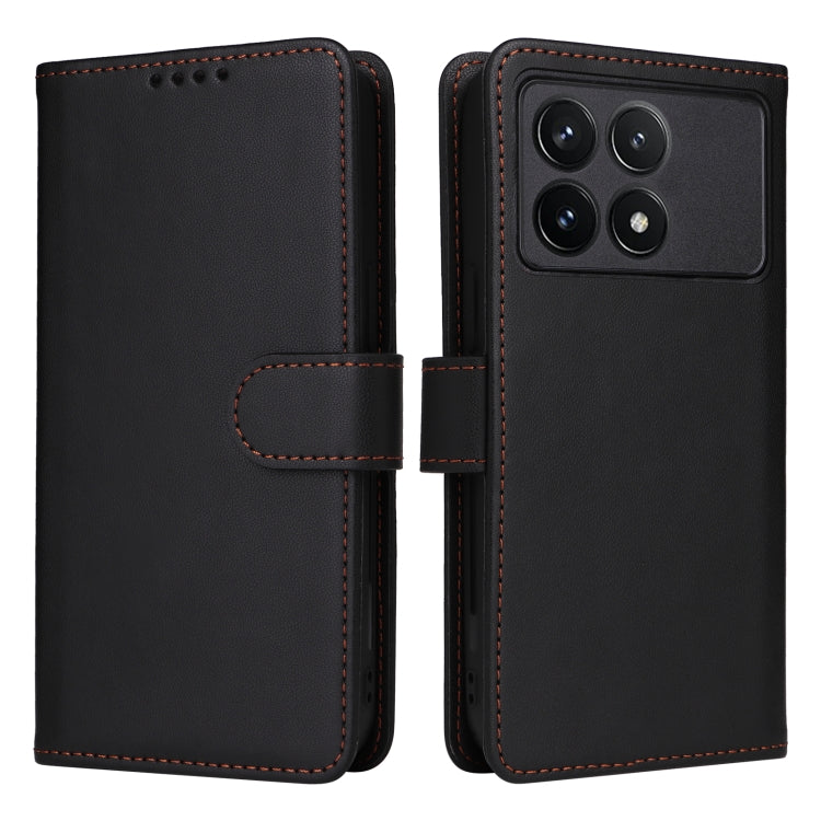 For Redmi K70 / K70 Pro BETOPNICE BN-005 2 in 1 Detachable Imitate Genuine Leather Phone Case(Black) - Xiaomi Cases by BETOPNICE | Online Shopping South Africa | PMC Jewellery | Buy Now Pay Later Mobicred