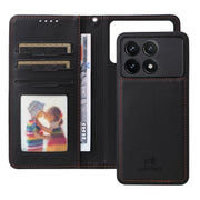For Redmi K70 / K70 Pro BETOPNICE BN-005 2 in 1 Detachable Imitate Genuine Leather Phone Case(Black)