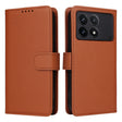 For Redmi K70 / K70 Pro BETOPNICE BN-005 2 in 1 Detachable Imitate Genuine Leather Phone Case(Brown) - free shipping - PMC Jewellery - Order now!