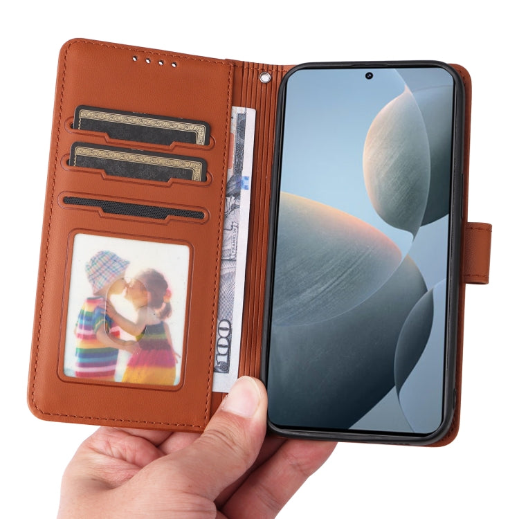 For Redmi K70 / K70 Pro BETOPNICE BN-005 2 in 1 Detachable Imitate Genuine Leather Phone Case(Brown) - free shipping - PMC Jewellery - Order now!