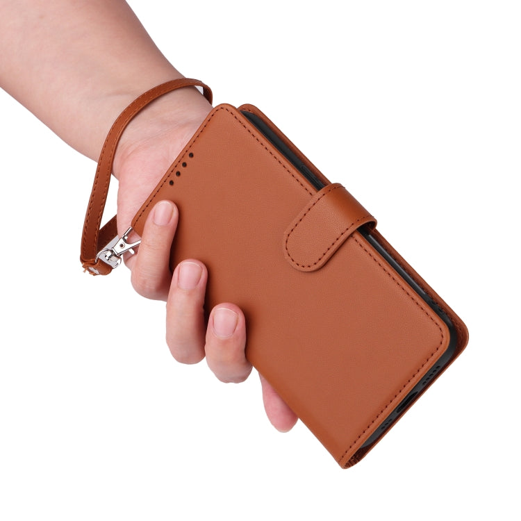 For Redmi K70 / K70 Pro BETOPNICE BN-005 2 in 1 Detachable Imitate Genuine Leather Phone Case(Brown)