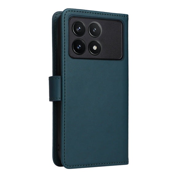 For Redmi K70 / K70 Pro BETOPNICE BN-005 2 in 1 Detachable Imitate Genuine Leather Phone Case(Blue)