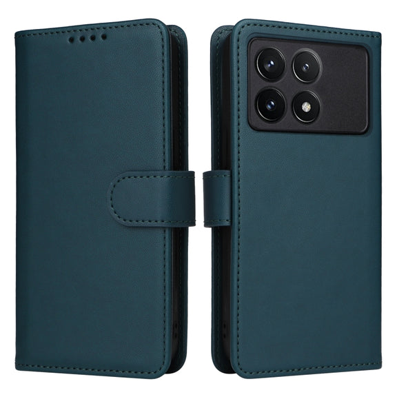 For Redmi K70 / K70 Pro BETOPNICE BN-005 2 in 1 Detachable Imitate Genuine Leather Phone Case(Blue)