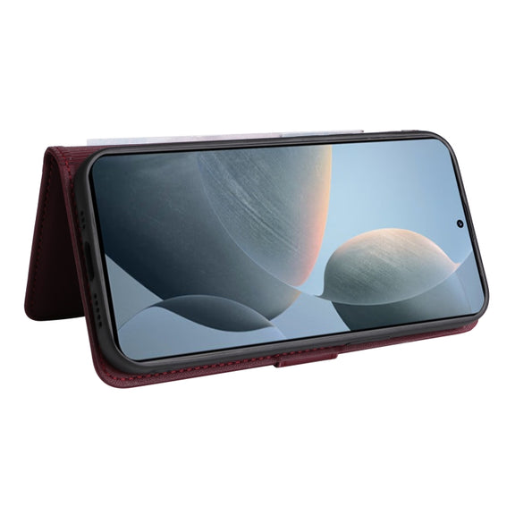For Redmi K70 / K70 Pro BETOPNICE BN-005 2 in 1 Detachable Imitate Genuine Leather Phone Case(Wine Red)