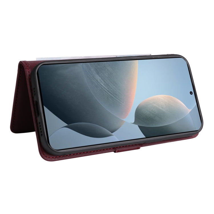 For Redmi K70 / K70 Pro BETOPNICE BN-005 2 in 1 Detachable Imitate Genuine Leather Phone Case(Wine Red)