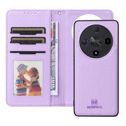 For Honor Magic6 Lite 5G BETOPNICE BN-005 2 in 1 Detachable Imitate Genuine Leather Phone Case(Light Purple)