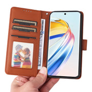 For Honor Magic6 Lite 5G BETOPNICE BN-005 2 in 1 Detachable Imitate Genuine Leather Phone Case(Brown)