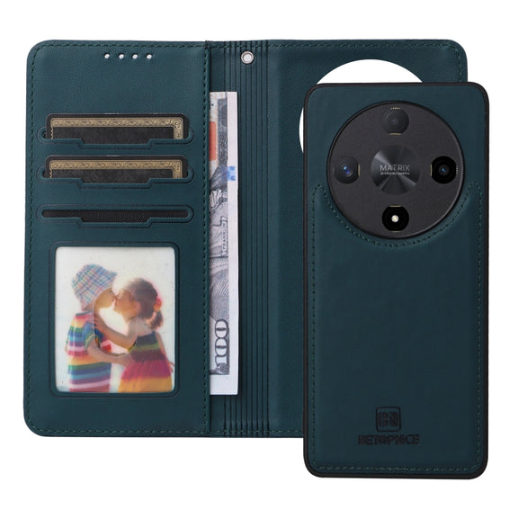 For Honor Magic6 Lite 5G BETOPNICE BN-005 2 in 1 Detachable Imitate Genuine Leather Phone Case(Blue)