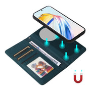 For Honor Magic6 Lite 5G BETOPNICE BN-005 2 in 1 Detachable Imitate Genuine Leather Phone Case(Blue)
