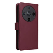 For Honor Magic6 Lite 5G BETOPNICE BN-005 2 in 1 Detachable Imitate Genuine Leather Phone Case(Wine Red)