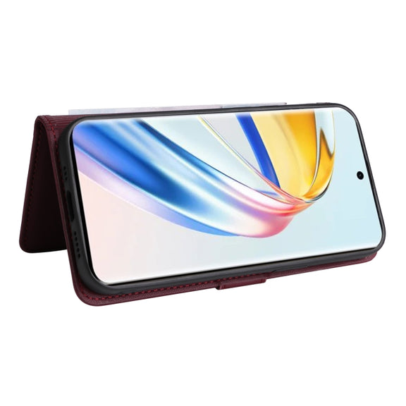 For Honor Magic6 Lite 5G BETOPNICE BN-005 2 in 1 Detachable Imitate Genuine Leather Phone Case(Wine Red)