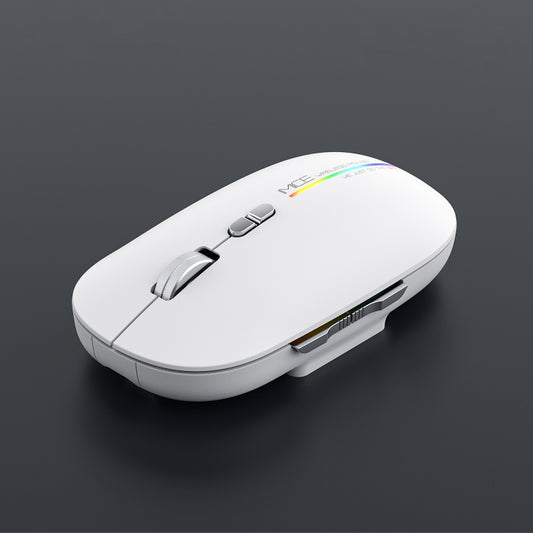 iMICE G901 Bluetooth Dual Mode 7-Button Silent Wireless Gaming Mouse(White) - Wireless Mice by iMICE | Online Shopping South Africa | PMC Jewellery | Buy Now Pay Later Mobicred