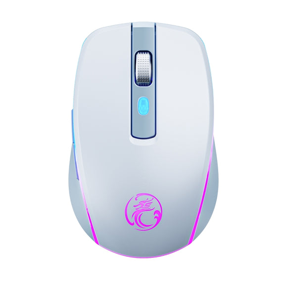 iMICE G903 2.4G Single Mode 6-key Silent Wireless Gaming Mouse(Silver)