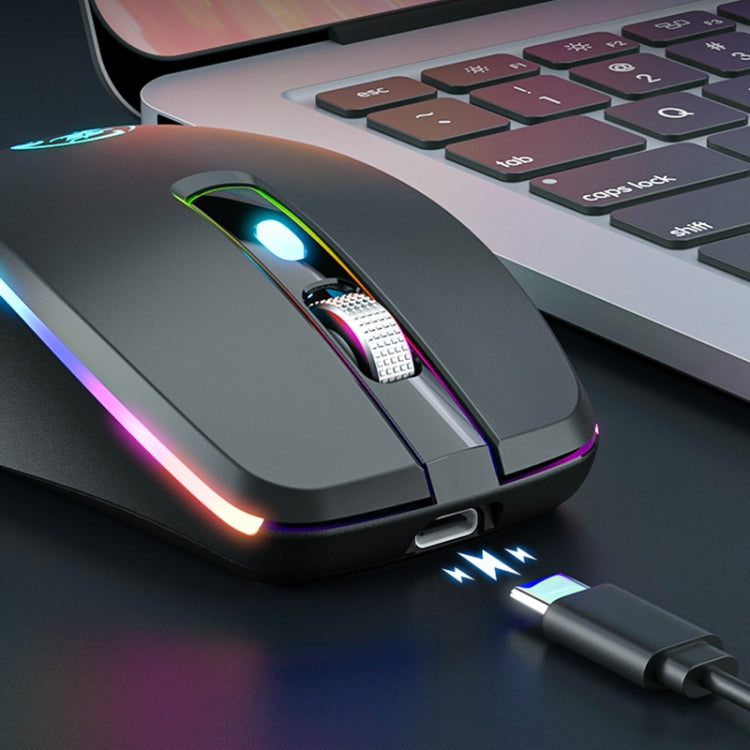 iMICE G903 2.4G Single Mode 6-key Silent Wireless Gaming Mouse(Black)
