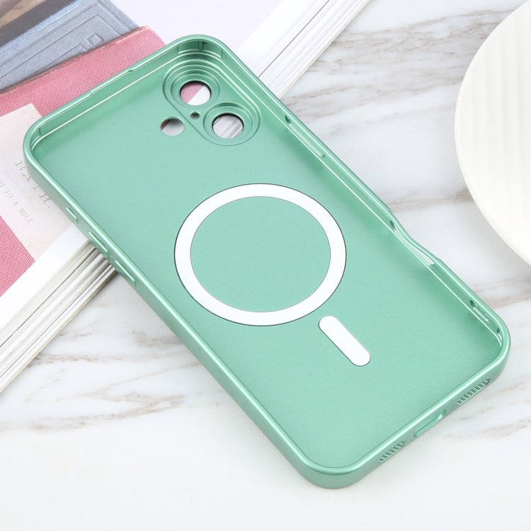 For iPhone 16 Liquid TPU Silicone Solid Color MagSafe Phone Case(Green) - free shipping - PMC TechLife - Order now!