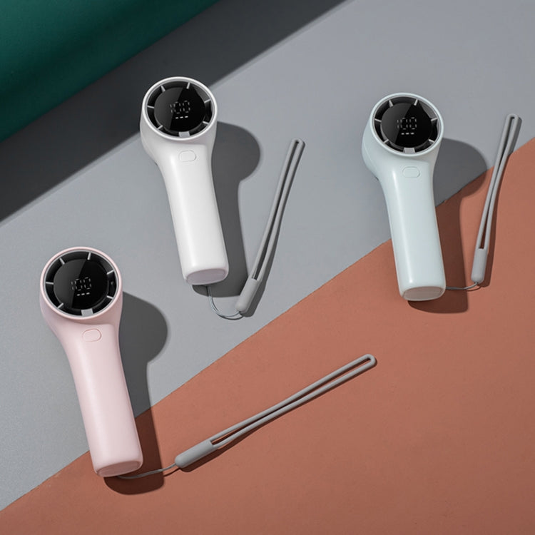 N606 Pro HD Digital Display Mini Handheld Fan(Green) - Electric Fans by PMC TechLife | Online Shopping South Africa | PMC TechLife | Buy Now Pay Later Mobicred