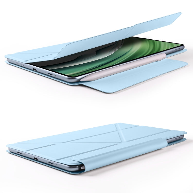 For Huawei MatePad Pro 11 2024 / 2022 Fixed Buckle Magnetic Deformation Leather Tablet Case(Ice Blue) - Huawei by PMC Jewellery | Online Shopping South Africa | PMC Jewellery | Buy Now Pay Later Mobicred