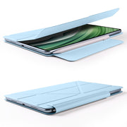 For Huawei MatePad Pro 11 2024 / 2022 Fixed Buckle Magnetic Deformation Leather Tablet Case(Ice Blue)