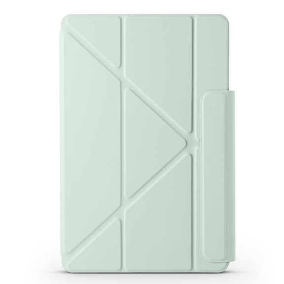 For Huawei MatePad Pro 11 2024 / 2022 Fixed Buckle Magnetic Deformation Leather Tablet Case(Baby Green)